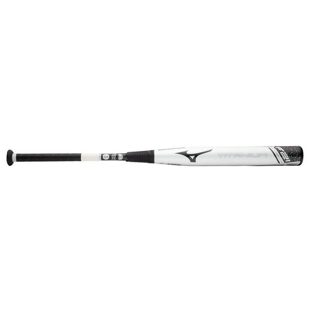 Mizuno Women's F21-TITANIUM - Fastpitch Softball Bat (-10) White (340550-ZMT)